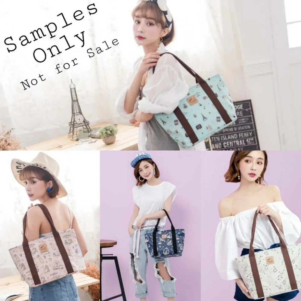 Waterproof London Paris Dumpling Tote Shoulder Bag Purse - Picture 5 of 10